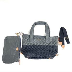 MZ Wallace Medium Sutton Bag Quilted Crossbody Purse Magnetblack